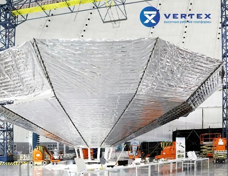 Совсем близко к космосу: 18 подъемников VERTEX работают на производстве спутников