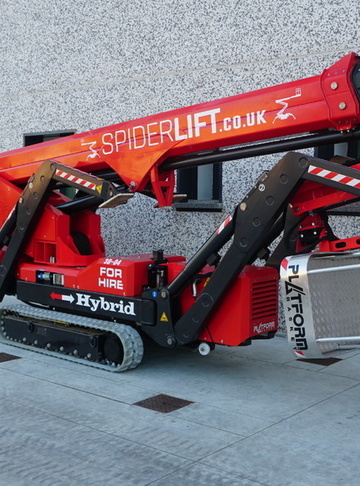 Спайдер вышка Platform Basket Spider 30 T - фото на объекте