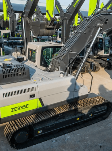 Гусеничные экскаваторы Zoomlion ZE335E - фото на объекте