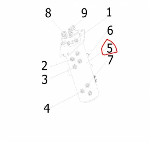 Коллектор поворотный (Hydraulic rotary joint) SUNWARD SWA16J
