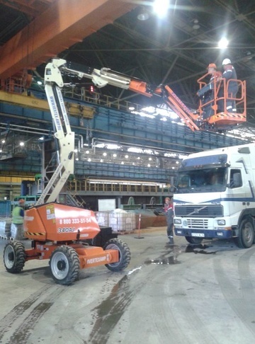Поставка VERTEX на Выксунский металлургический завод: JLG 340AJ на службе российской металлургии