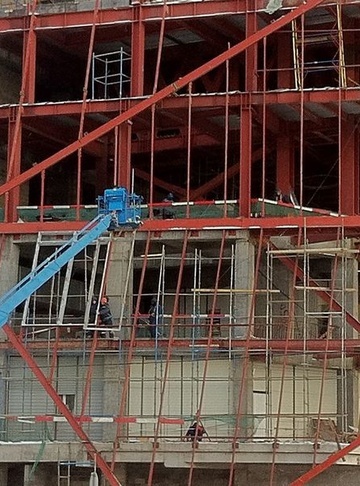 Подъемная техника VERTEX на строительстве комплекса Москва-Сити