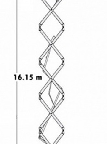 Ножничный подъемник б/у Genie GS-5390 - диаграмма рабочей зоны