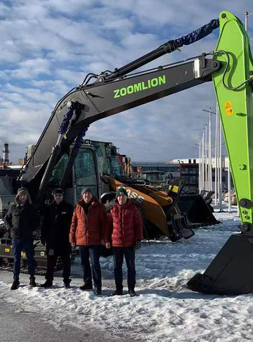 Гусеничные экскаваторы ZOOMLION ZE215E - фото на объекте