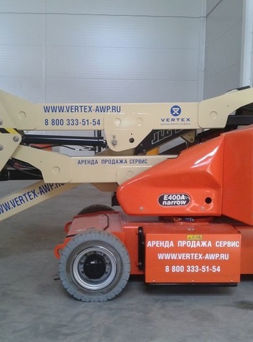 JLG E400AN от VERTEX работает на заводе «Харисс СНГ» Barilla Group