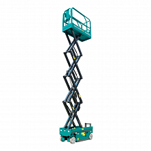 Ножничный подъемник Sunward SWSL0607DC в сложенном состоянии